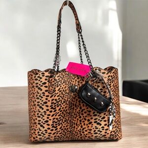 Betsey Johnson Leopard Print Tote